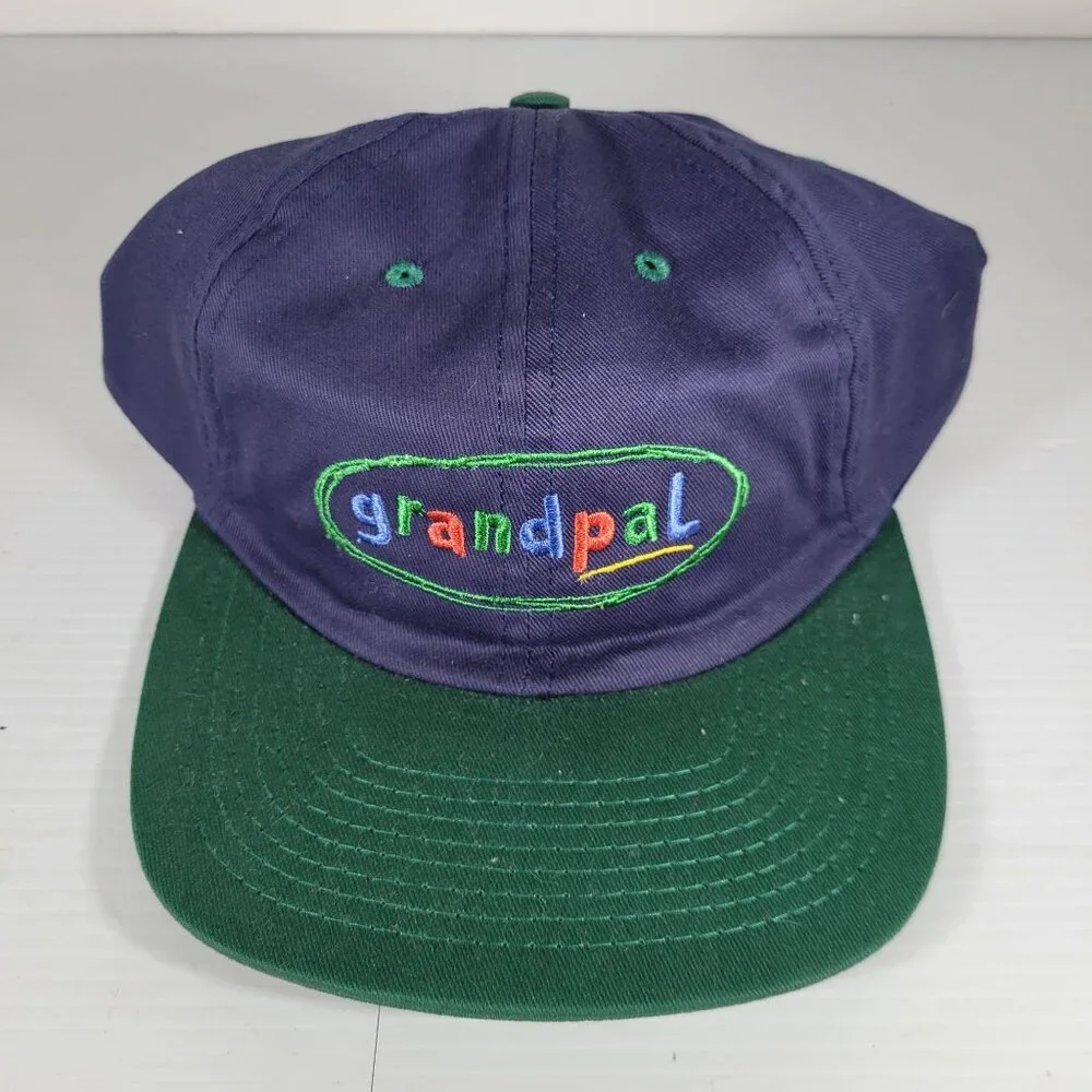 NWT Trucker Hat Baseball‎ Cap GRANDPAL Retro Vintage Rare Rave Quality Snapback